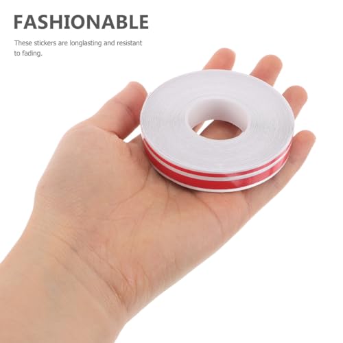 Image of Homoyoyo Red Pinstripe Tape 32Ft Car Body Side Stripes Auto Pinstripe Tape Decal Waistline Sticker Universal Car Hood Body Side Stripe Glossy for SUV Truck Camper Motorcycle Musical Instrument Red