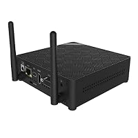 Orbsmart AW-12 4K Mini-PC Windows 11 Pro Desktop PC | Computer | lüfterlos | lautlos (Intel J4125 CPU, 8GB RAM, 128GB int. Speicher, 2.5" Festplattenschacht) – Ansicht 3