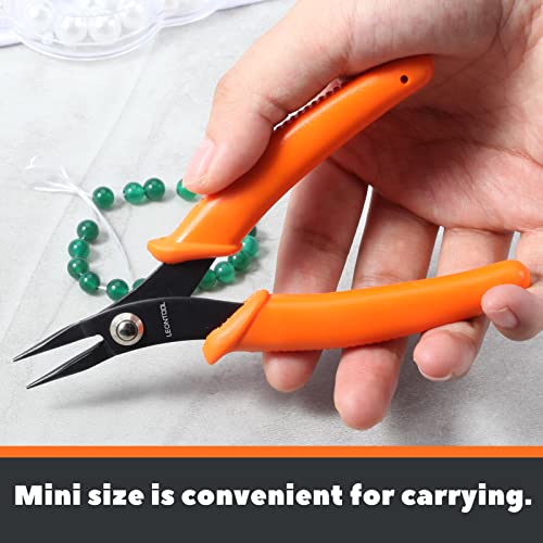Image of 5-Inch Round Nose Pliers Specialty Pointed Nose Tweezer Nose Plier