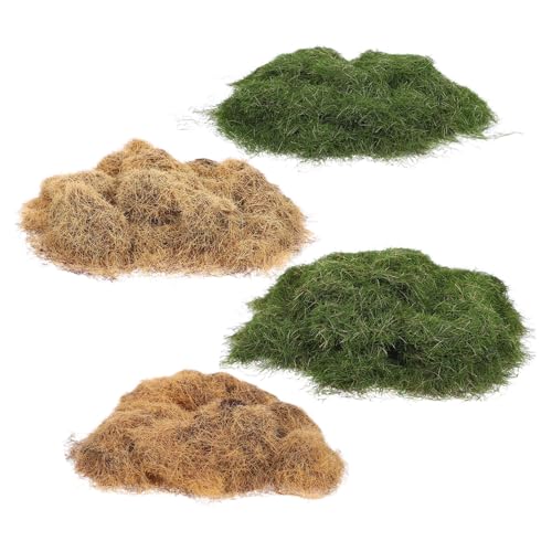 EXCEART フェイク 草 パッチ 静電気 草 用品 モデリング 植毛 静電気 風景 電車 ジオラマ ミニチュア モデル モデル 作成