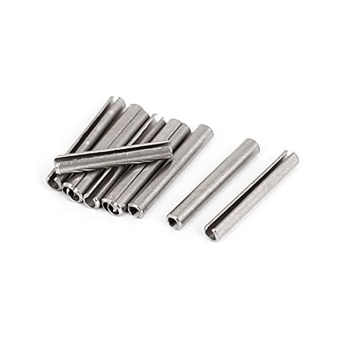 sourcing map M2 x 16 mm, 304 Edelstahl, zwei getrennte Spring Roll Spannstifte 10 Stück de Cover