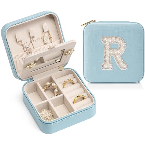 Vlando Travel Jewelry Organizer for Women, Travel Jewelry Organizer, Necklace Organizer Earrings Ring Organizer, Jewelry Travel, Travel Gifts for Wome