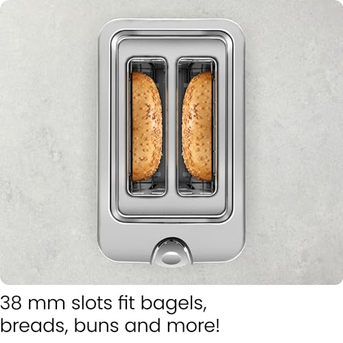 Chefman 2 Slice Toaster, 7 Shade Settings, Stainless Steel, 2 Slice with Extra-Wide Slots, Thick Bread and Bagel Toaster, Reheat, Defrost, Cancel, Lift Lever, Removable Crumb Tray Chefman 2 Slice Toaster, 7 Shade Settings, Stainless Steel, 2 Slice with Extra-Wide Slots, Thick Bread and Bagel Toaster, Reheat, Defrost, Cancel, Lift Lever, Removable Crumb Tray