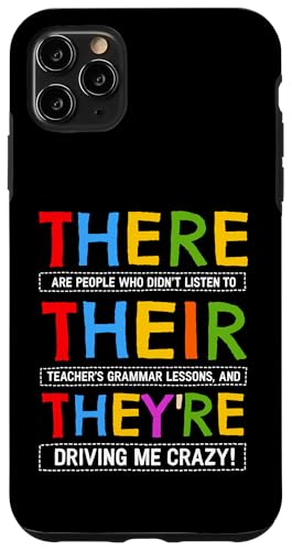 There They They English Grammar Teacher �ʔ������[���AT�V���c �X�}�z�P�[�X iPhone 11 Pro Max �p