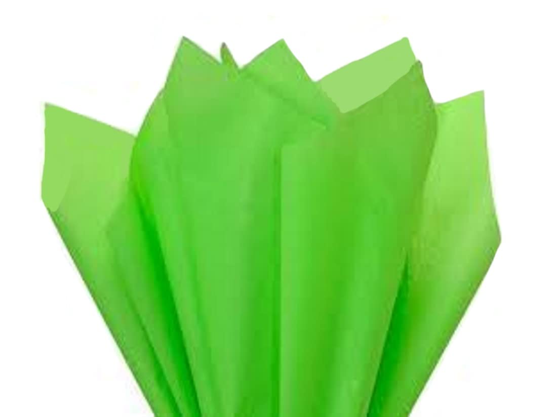 MustBeBonkers Tissue Wrapping Paper Sheets - 16gms - Acid Free - 50x75 cm (Green (Grass), 5)