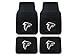 A Set of 4 NFL Universal Fit Front and Rear All-Weather Floor Mats - Atlanta Falcons
