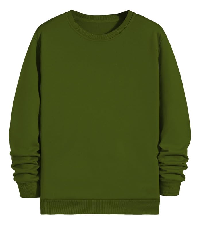 Men’s Cotton Stretchable Full Sleeves Sweatshirt Regular Fit, Round Neck Casual Winterwear for Boys and Mens L823_SV-picture-13