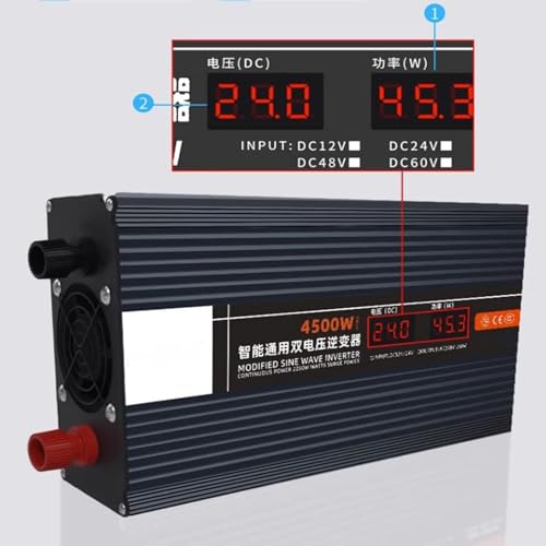 Onduleur voiture électrique 48V vers 220V pour brancher vos outils - 4