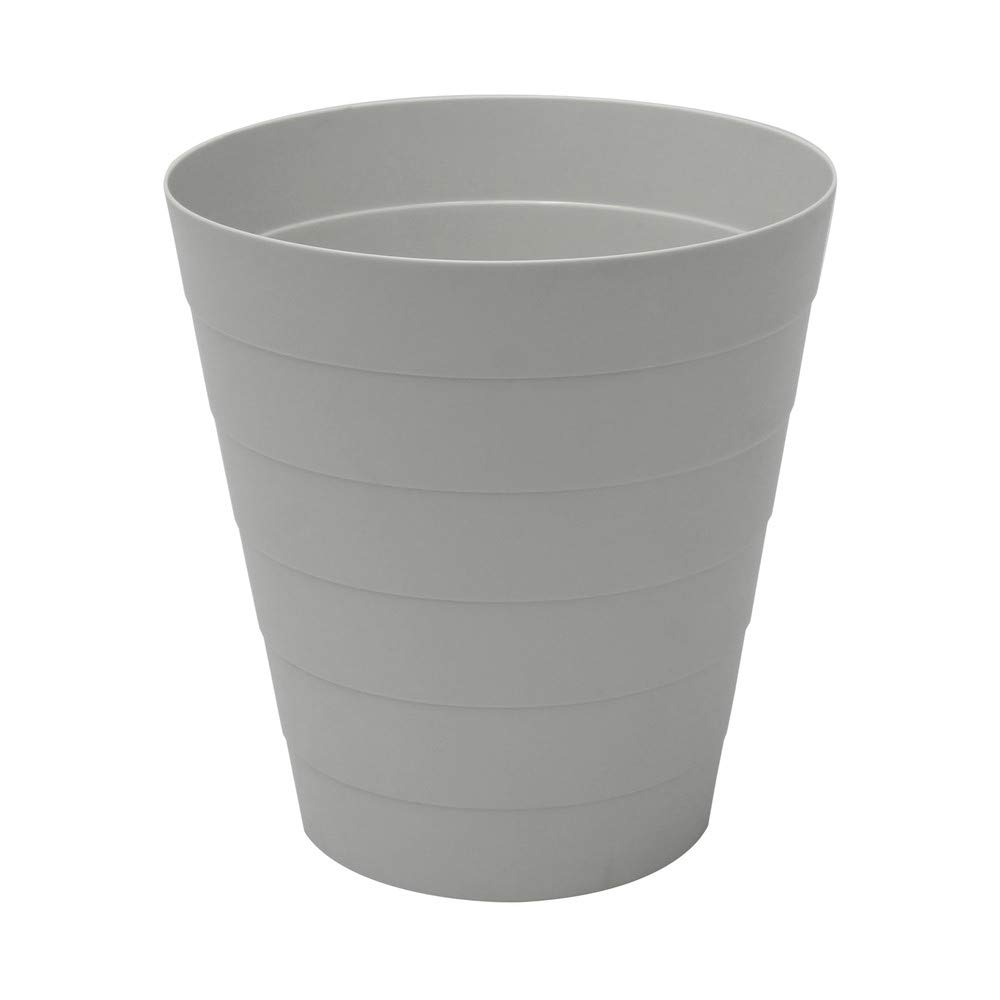 Jvl Grey Funktional Plastic Litre Round Bin, 25X25xh26cm Size 7