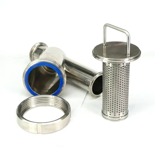 Filtro de malla de acero de 150 mallas para tubería tipo Y de 38 mm 4