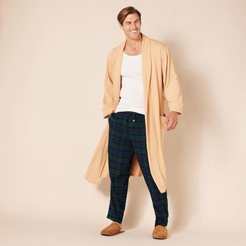 Image of Amazon Essentials Men's Lightweight Cotton Waffle Bathrobe (Available in Big & Tall)