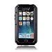 iPhone 5C Case,Mangix Water Resistant Shockproof Aluminum Metal [Outter] Super Anti Shake Silicone [Inner] Fully Body Protection with Gorilla Glass Screen for Apple iPhone 5C (Black)