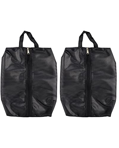 Travel Shoe Bag, 2 Pcs Shoe Bags for Travel, Shoe Storage Organizer Shoe Pouch with Zipper, Travel Bags for Men & Women by MoHern