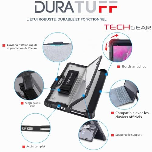 Coque antichoc Surface Pro 10 pour protéger votre tablette avec son clavier