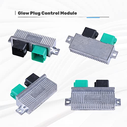 Gesexi Valve Cover Gasket Kit With 8 Glow Plugs & 4 Injector Glow Plug Harnesses & Relay Solenoid & Controller Compatible With 94-03 7.3L Ford Powerstroke Diesel #TOP5