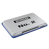 Stempelkissen Stanger 1801503 in metallisch blau für präzise Abdrücke