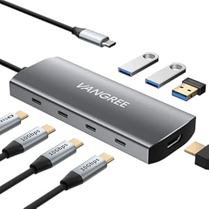 VANGREE USB C Hub, 3 USB 3.2 Gen 2 ...