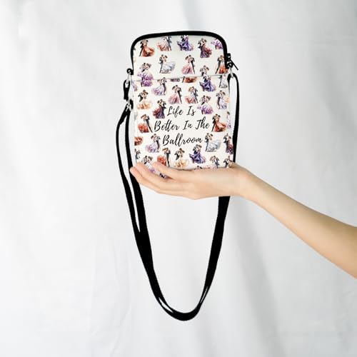 Life Is Better In The Ballroom Crossbody Dance Lover Shoulder Bag - Tango Dancer Gift3
