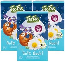 TeeFee - Gute Nacht Bio Kräutertee mit Kamille Kindertee | 3 x 30g