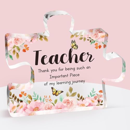 Image of Heart shaped plaque gift (Teacher)