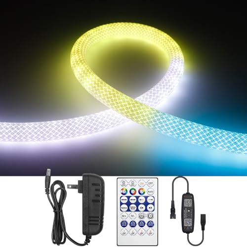 Cinta LED Neon RGB Flexible 5M con Controlador DC12V miniatura 1
