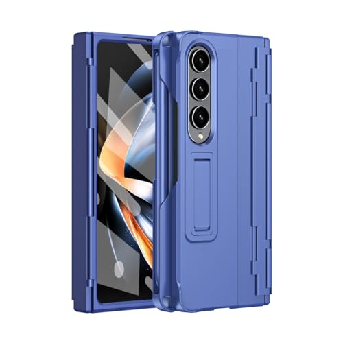 Coque Samsung Z Fold 3 avec S Pen : protection intégrale premium en bleu robuste