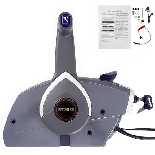 Marine remote control box 5006180 with key switch suitable for Evinrude Johnson OMC BPR outboard engine side mounted Push to open