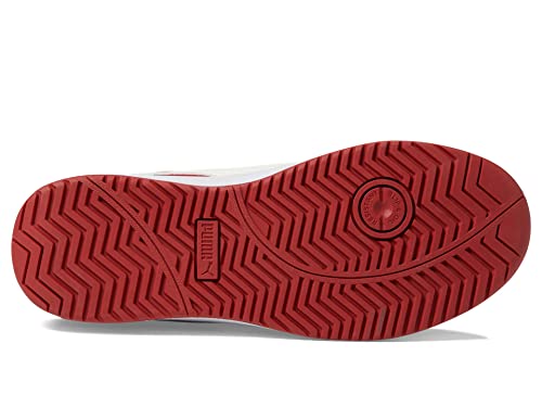 Image of Puma Women's Iconic Suede Composite Toe Industrial Shoe, Red Eh, 9.5