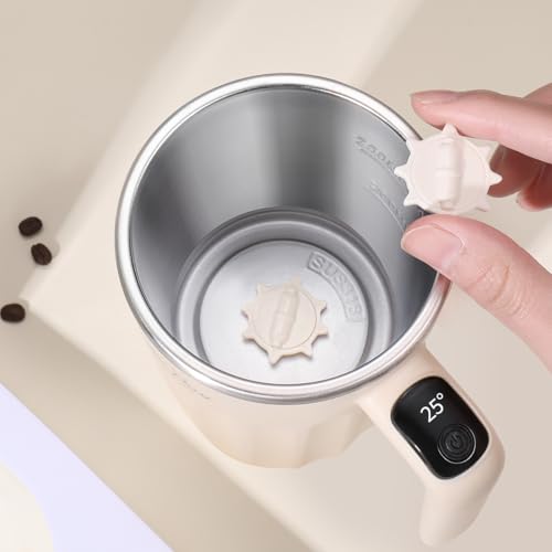 Taza Automezcladora de Acero Inoxidable 12 fl oz miniatura 5