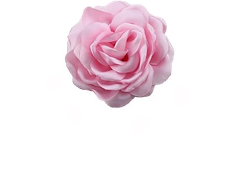 Delicados broches de flores de peonía, delicados broches de gasa con rosas clásicas para bodas, fiestas, banquetes de baile para mujeres, elegantes