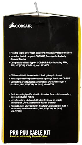 Pro Kit Cavi per Alimentatori Protetti Singolarmente con Guaina Type 4 Gen 4 Premium - Nero - Alimentatore - Immagine 16