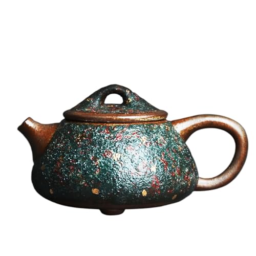 Juego de té de gres artesanal para meditación