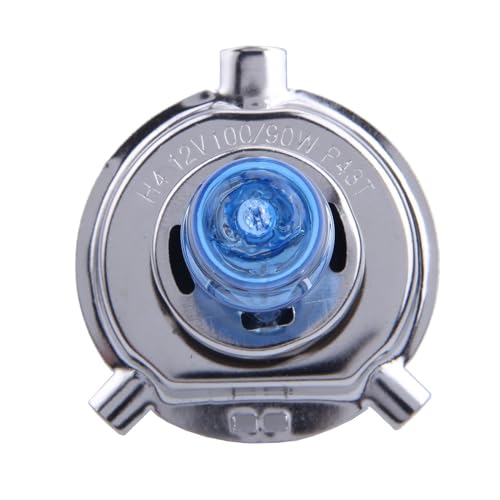 Bombillas H4 6000K súper brillante de alta potencia 12V con acabado xenón para óptica de coche 3