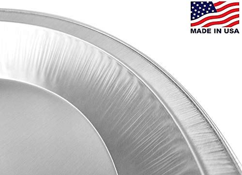 Handi-Foil Smooth-Wall Aluminum Pie Pan Plate Tin -Heavy Duty (Pack Of 50) #TOP4