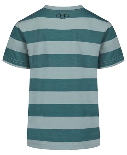 Image of Under Armour Boys Short Sleeve Core Graphic T-Shirt, Lightweight & Breathable, Relaxed Fit