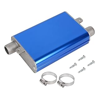 Copgge 24mm Diesel Heater Exhaust Muffler Parking Air Heater Muffler Silencer Generator Exhaust Muffler Silencer Kit with Clamp Fits For Eberspacher Webasto Air Heater, for Chinese Diesel Heater