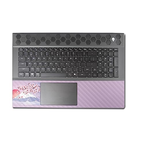 Image of MightySkins Carbon Fiber Skin Compatible with Alienware M18 R1 (2023) Full Wrap Kit - Fuji Sunset | Protective, Durable Textured Carbon Fiber Finish | Easy to Apply & Change Styles | Made in The USA
