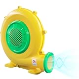 JoyeeLii 750W バウンスハウスブロワー 空気注入式強力な送風機 ポータブルバブルハウスブロワーポンプファン 空気注入式バウンシーキャッスル/ジャンパー/ウォータースライド/リーフブロワーコード (950W)