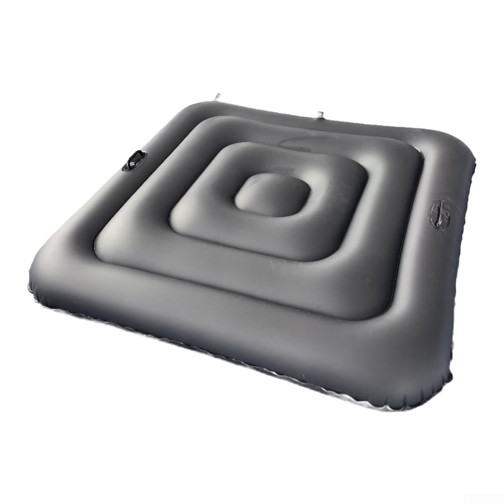 Copertura Piscina Quadrata Nera 130cm Isolante per termico Copertura(Black without handle)