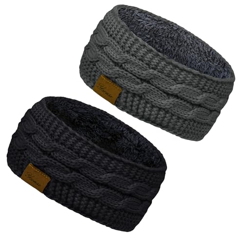 YSense Womens Ear Warmer Headband Cable Knit...