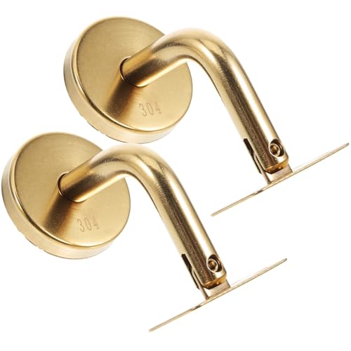 Support rampe d'escalier en H inox en lot de 10 pour barre intérieure