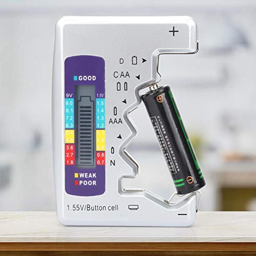 image for Hilitand Digital Battery Tester Battery Capacity Detector Checker Meas