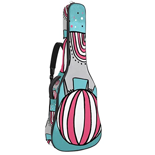 Housse pour guitare acoustique – Loup hurlant à pleine lune – 1 cm d’épaisseur – Rembourrage étanche – 101,6 cm, 104,1… - Les Beatles, Paul McCartney, John Lennon, RIngo Starr, George Harrison Housse pour guitare acoustique - Loup hurlant à pleine lune - 1 cm d'épaisseur - Rembourrage étanche - 101,6 cm, 104,1…
