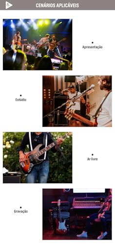 Cuvave cube baby efetor de baixo/bass,pedal de multiefeito M-VAVE Tank-B recarregável 36 predefiniçõ