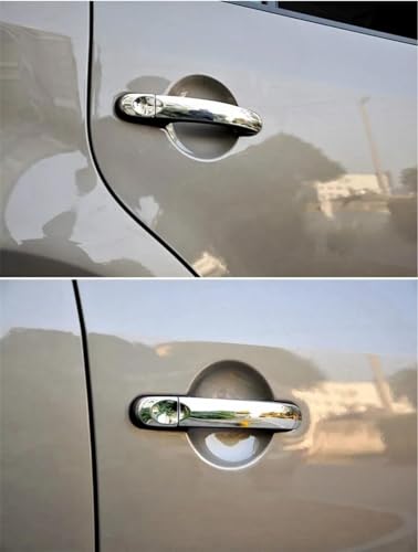 Cubierta cromada de manija para Tiguan 2007-2016 tipo bisel 2