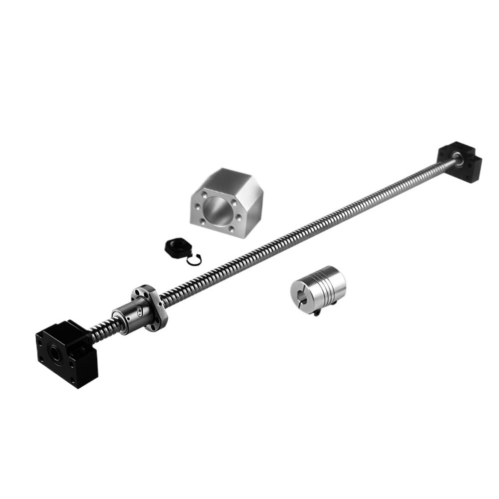 Kit vis à billes SFU1204/SFU1605 for machines CNC pas 4mm/5mm avec coupleur