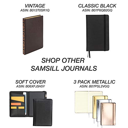 Samsill Pacote com 12 mini diários de capa macia de 9 cm x 12 cm, cores sortidas do arco-íris e 32 f