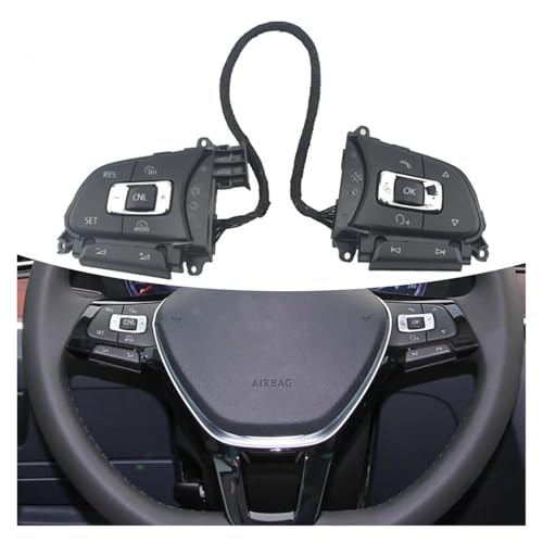 Interrupteur volant touches remplacement commande bouton multifonction VW Touran
