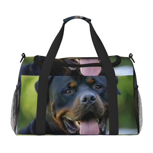 Bolsa de viaje de Rottweiler para deporte, natación en piscina y playa impermeable