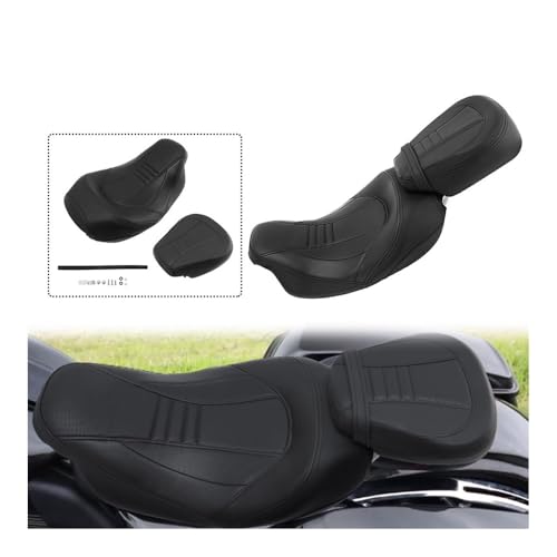 Asiento Road King biplaza ergonómico para solucionar la incomodidad en viajes largos Touring 4